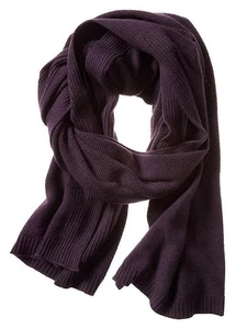 Bufanda Banana Republic púrpura hilo italiano lana merino algodón cachemir 80x21" - Imagen 1 de 7