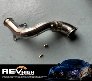 Exhaust FOR BENZ M274 W212 W205 4cy E200 E260 E300 GLK260 2015+ RHD - Picture 1 of 9