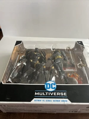 McFarlane DC Multiverse BATMAN VS. AZRAEL ARMOR Paquete de 2 Figuras de Acción Caja * NUEVO Foto 1 de 4