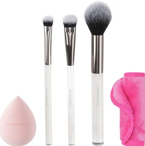 NIB JAPONESQUE Ultimate Blending Brush & Sponge Set with MakeUp Eraser 5 Pieces - Picture 1 of 2