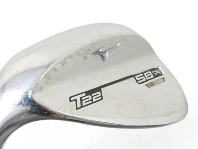 Mizuno T22 Wedge Chrome 58.08 C Grind Dynamic Gold Tour S400 Stiff LOB LEFT - Image 1 of 4