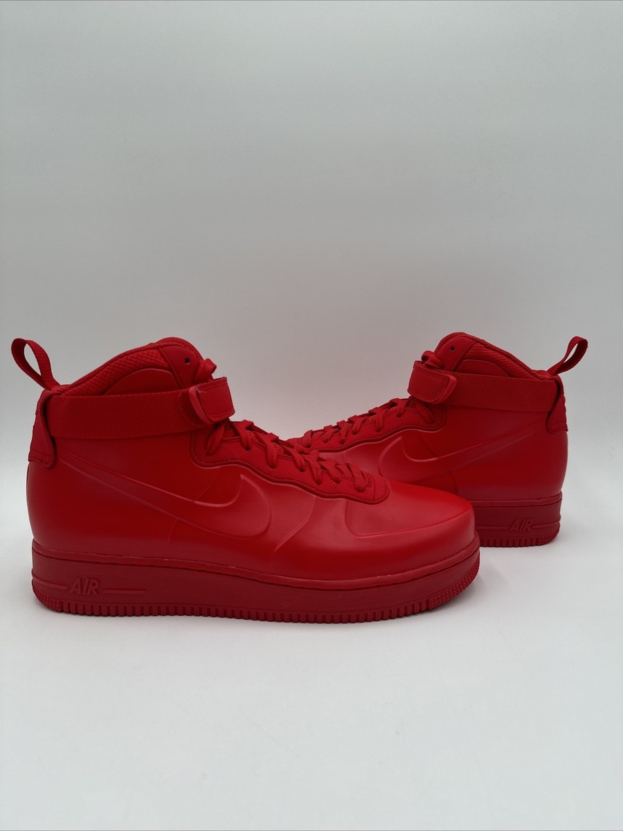 nike air force 1 foamposite pro cupsole red