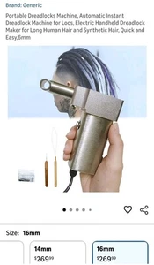 Máquina de rastas portátil, máquina automática de rastas instantáneas 16 mm 10 mm 6 mm - Imagen 1 de 7