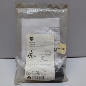 Allen Bradley 875CP-N20NP30-D4 Capacitive Proximity Sensor Series A - NEW - Picture 1 of 4