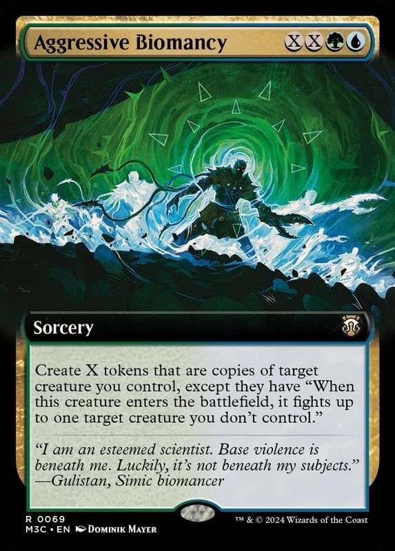 MTG Full Art Aggressive Biomancy English M3C - Image 1 of 1