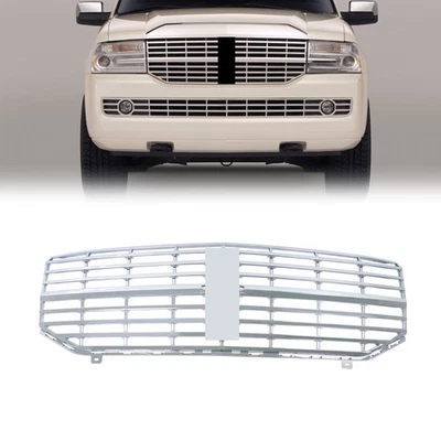 For Lincoln Navigator 2007-2014 Replacement Front Bumper Upper Grille Plastic Foto 1 de 4
