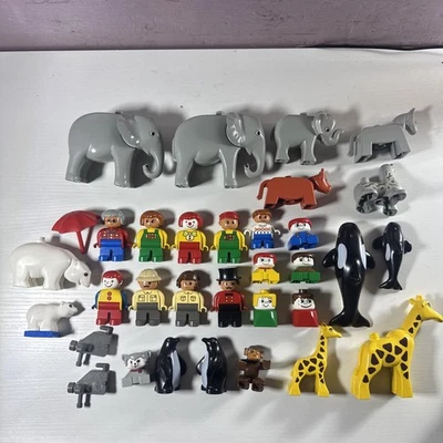Lego Duplo 33 Piezas Lote De Animales, Mini Figuras Y Accesorios  Foto 1 de 4