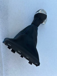 NEW Audi RSQ3 Sportback Gear Knob Leather Alcantara Blue 83B713139G ORIGINAL - Picture 1 of 8