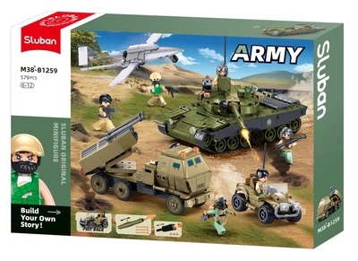 Operation Hunt and Eliminate brick model - Sluban M38-B1259 - 579 bricks - Image 1 of 4