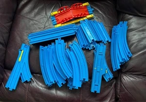 Thomas and Friends Blue Tomy Track LOT -51 pieces - Picture 1 of 1