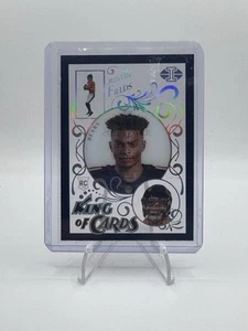 2021 Panini Illusions - King of Cards Justin Fields #KC-14 Sapphire (RC) - Picture 1 of 2