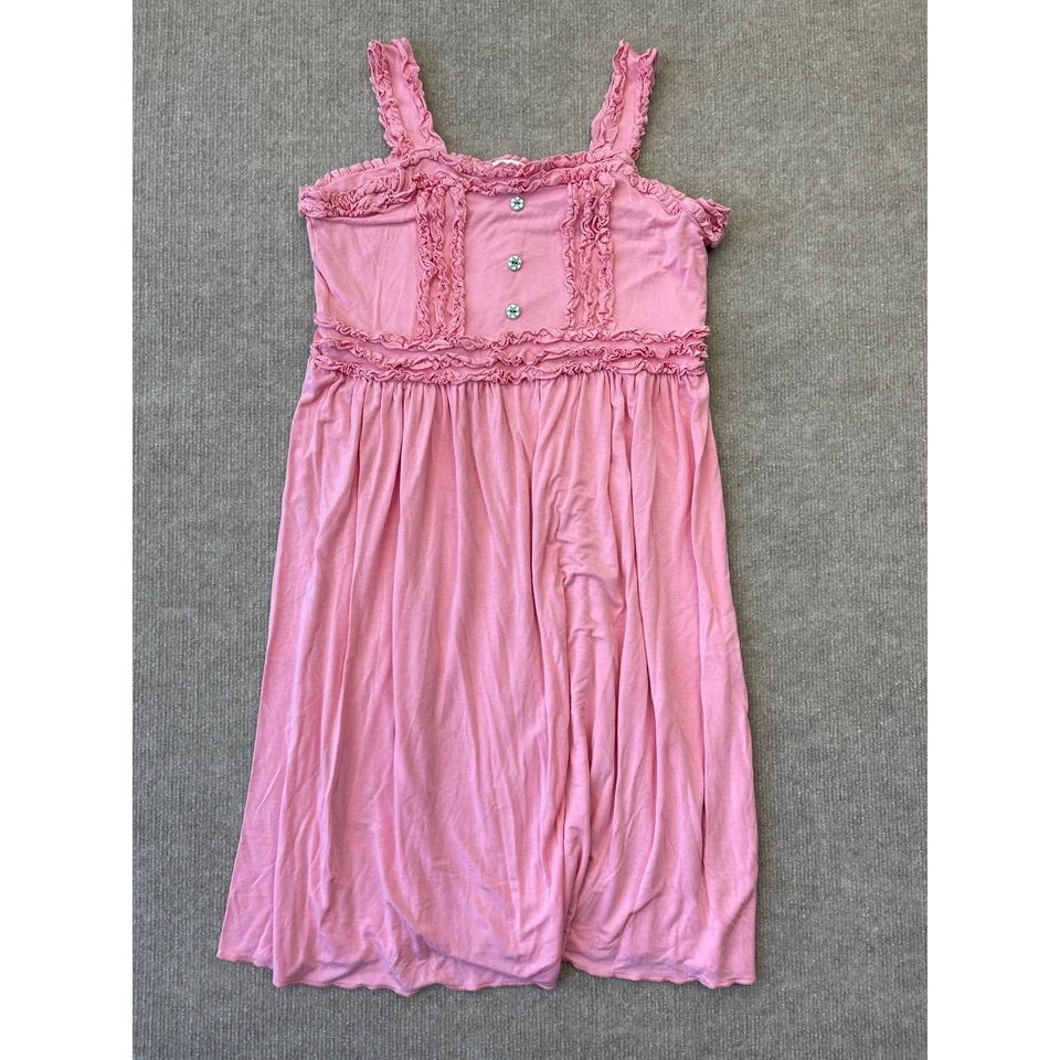 Matilda Jane Pink Ruffle Dress Kids Size 14 - Image 1 of 4