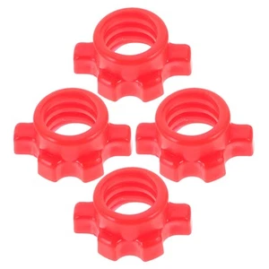 4 pezzi dado a vite per manubri spinlock collari bilanciere bilanciere vite bilanciere - Foto 1 di 12