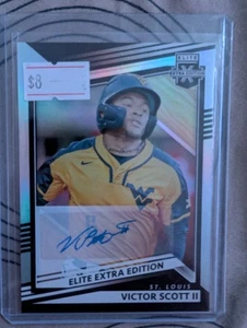 2022 Panini Elite Extra Edition - Victor Scott II #157 Signatures (AU, RC) - Picture 1 of 2