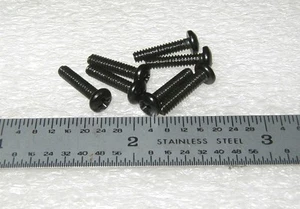4-40 X 1/2" CABEZAL DE BANDEJA DE TORNILLO PHILLIPS ACERO DE ALEACIÓN DE ÓXIDO NEGRO - 100 piezas - Imagen 1 de 1