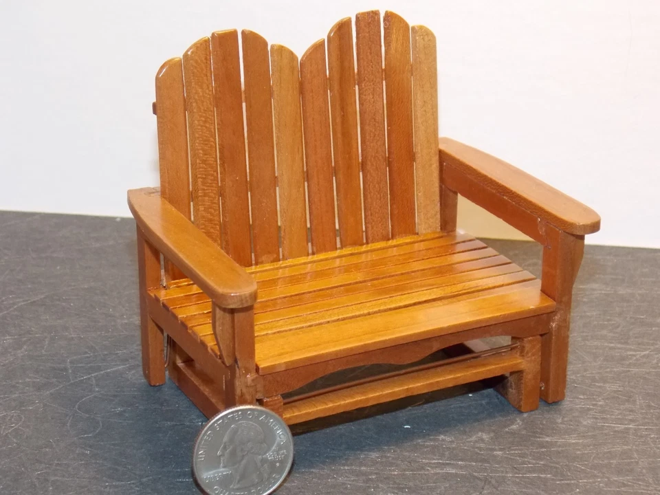 Кукольный домик миниатюрный открытый стул крыльцо палуба 1:12 дюйма масштаб D228 Dollys галерея - Изображение 1 из 1