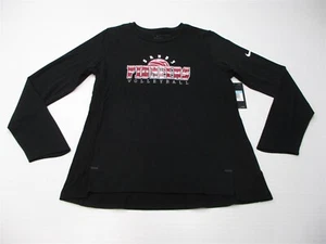 Nueva Camiseta Nike Para Mujer Talla M Calce Relajado Negra Voleibol Manga Larga - Imagen 1 de 8