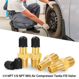 1/4 NPT 1/8 NPT M10 Schrader Valve Anti-Corrosion Automobile Tire Valve Core - Picture 1 of 17
