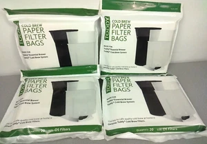 Toddy Cold Brew Package Of 20 Paper Filter Bags - New (Lot Of 4).           (CL) - Picture 1 of 15