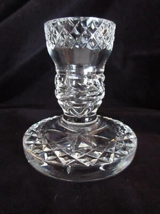 One (1) Waterford Crystal Ireland Glandore Candlestick Holder 3.5" XCA - Picture 1 of 8