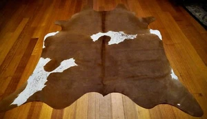 A Smooth Coat - Beautiful Rich COlourings - Neat Markings - A  Cowhide  Rug - Imagen 1 de 6