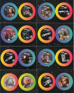 Star Trek The Next Generation Stardiscs 1994 Milk Caps Pogs Set of 58 Base - Picture 1 of 8