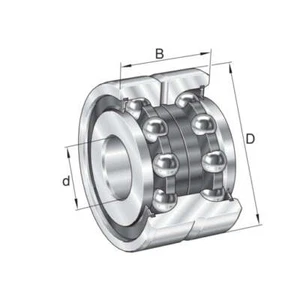 ZKLN2052-2RS-2AP-XL 20x52x56 mm Axial Schrägkugellager - Bild 1 von 1