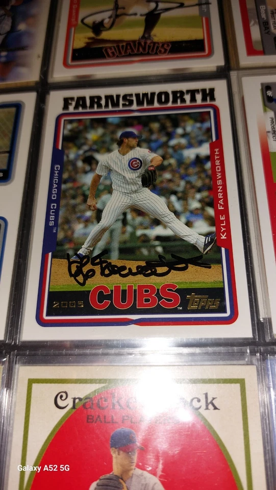 Kyle Farnsworth Signed 2995 Topps #132 Rookie Card - Image 1 of 1