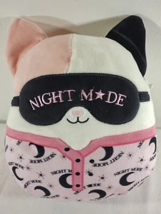 Squishmallows KATSIA die Katze 8 Zoll Plüschtier Stofftier von Kellytoy Nachtmodus rosa  - Bild 1 von 9