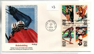 United States (23) FDC - 1984 - Olympic Games - Bobsledding - Picture 1 of 1