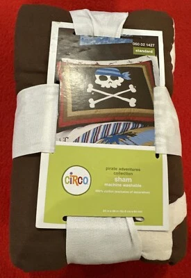 NUEVO Circo Target Pirate Adventures Almohada Estándar Acolchada Costura Falsa Algodón Foto 1 de 3