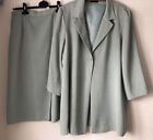 Jacket/skirt suit set, sea-green, size 16, elegant, perfect for a summer wedding
