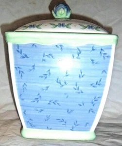 Beautiful Pfaltzgraff Summer Breeze Large Flour / Sugar Canister with Lid - Picture 1 of 5