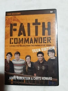 Faith Commander Teen Edition: A DVD Study: Living Five Values SEALED NEW 100 MIN - Picture 1 of 2