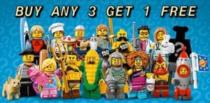 MINIFIGURAS LEGO SERIE 17 71018 ELIGE TU PROPIA COMPRA CUALQUIERA 3 CONSIGUE 1 GRATIS NUEVO/SIN ABRIR - Imagen 1 de 20