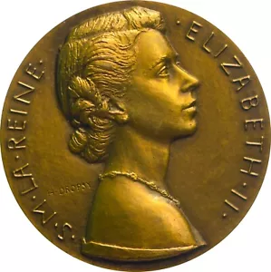 Médaille ELISABETH IICouronnement de sa Majesté la Reine d’Angleterre - Imagen 1 de 3
