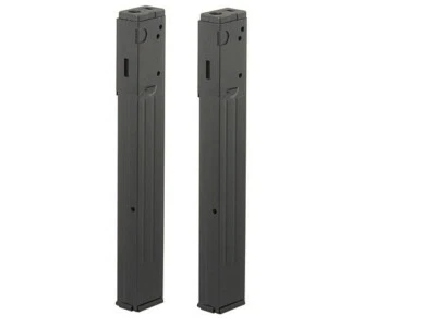 AIRSOFT 50 bbs Mag for MP007/Sten WWII, AGM, METAL X 2 UNITS, AEG. mp40 heer.
