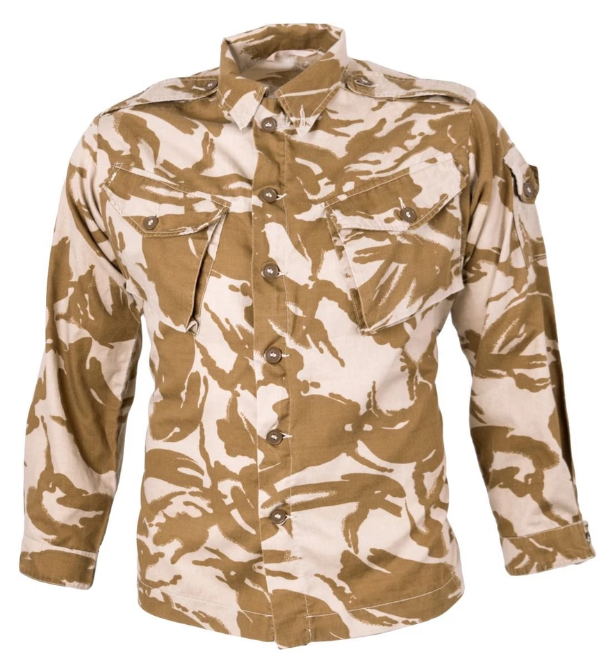 Authentic British Army Surplus British Desert DPM Tropical Combat Jacket S-3XL - Image 1 of 4