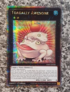 Yugioh RA03-EN040 Toadally Awesome QCSR 1st Edition MINT - Bild 1 von 1