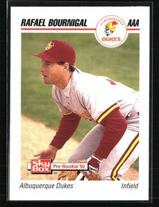 Rafael Bournigal 1992 SkyBox AAA Albuquerque Dukes #5 Baseball Card
