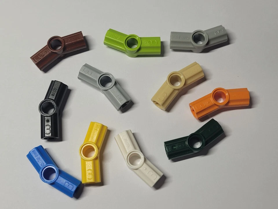 Lego 32016 Technic Axle Connector #3 157.5° Select Colour Pack of 8 - Image 1 of 1