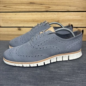 Cole Haan Zerogrand Stitchlite Men’s US 9 C24944 Oxford Shoes Knit Gray - Picture 1 of 12