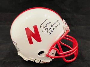 TOM OSBORNE SIGNED NEBRASKA CORNHUSKERS MINI HELMET PSA DNA W/ 255-49-3 HUSKERS - Picture 1 of 1