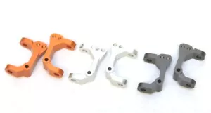 HPI Blitz Silver STRC STH100311S Mach Prec Alum Caster Blocks Blitz E-Firestorm - Picture 1 of 1