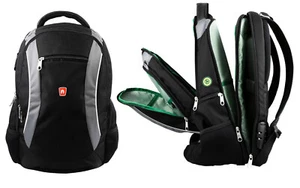 Traveller Laptoprucksack 36 Liter Tages- Cityrucksack Zahlenschloss 17" Fach - Bild 1 von 9