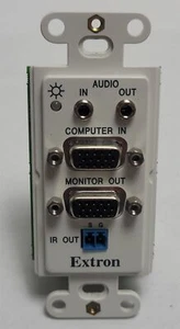 Extron 20-1352-01LF Extender Supporto a Parete, Audio RCA, RGB VGA - Foto 1 di 11