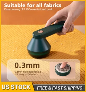 Electric Lint Pill Fluff Fuzz Remover Shaver Clothes Fabrics Sweater Defuzzer US - Picture 1 of 16