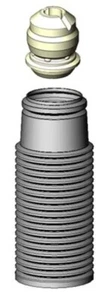KYB Suspension Strut Bellows - Front SB109 Fits Nissan and Volkswagen models - Picture 1 of 5