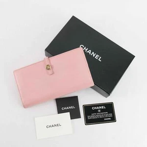 Chanel Classic Flap Long Wallet in Pink Caviar Leather - Picture 1 of 24