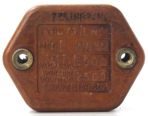 Mica Capacitor 0.0035uf 3.5nf 2500V 2.5KV Sangamo type A2 LH 7761663-15 - Picture 1 of 10